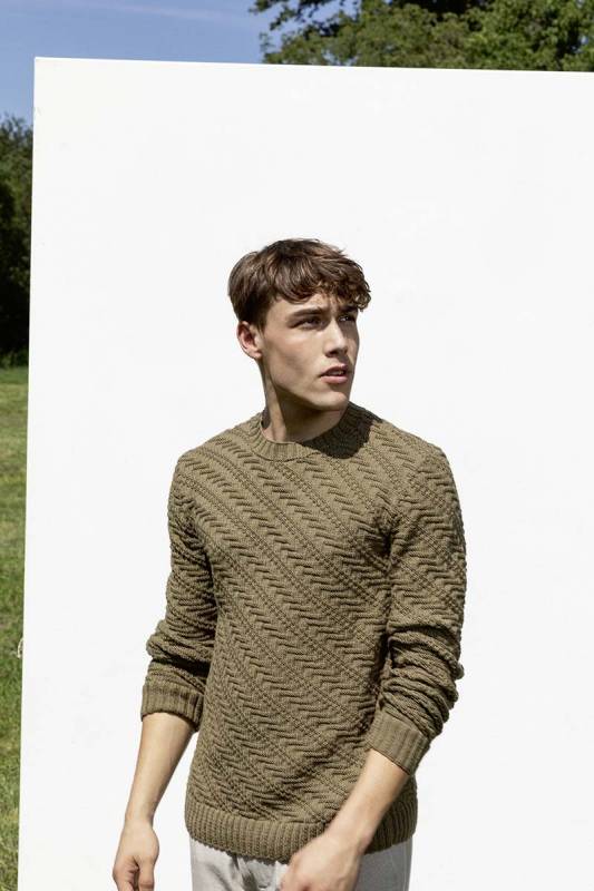Knitting instructions Mens sweater 263-44 LANGYARNS OSLO as download