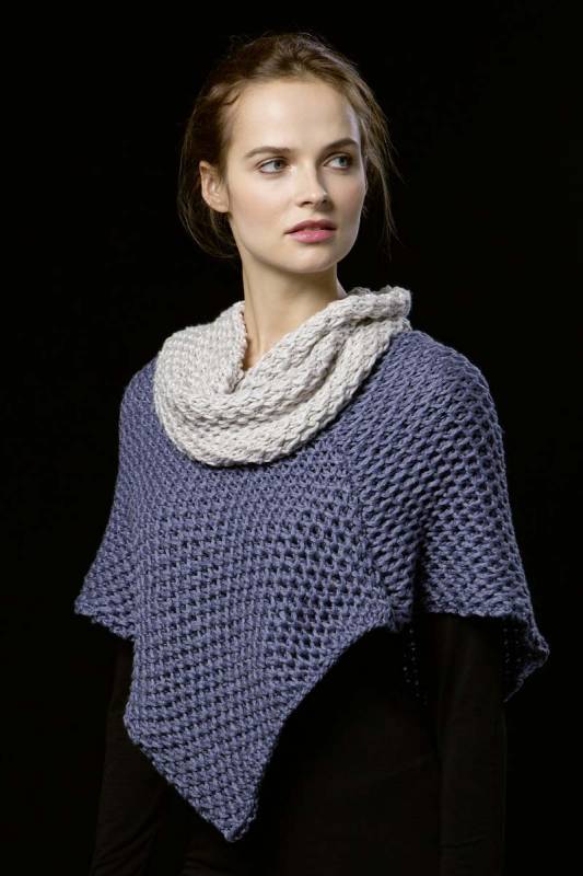 Knitting instructions Cape FLY_012 LANGYARNS AMIRA as download