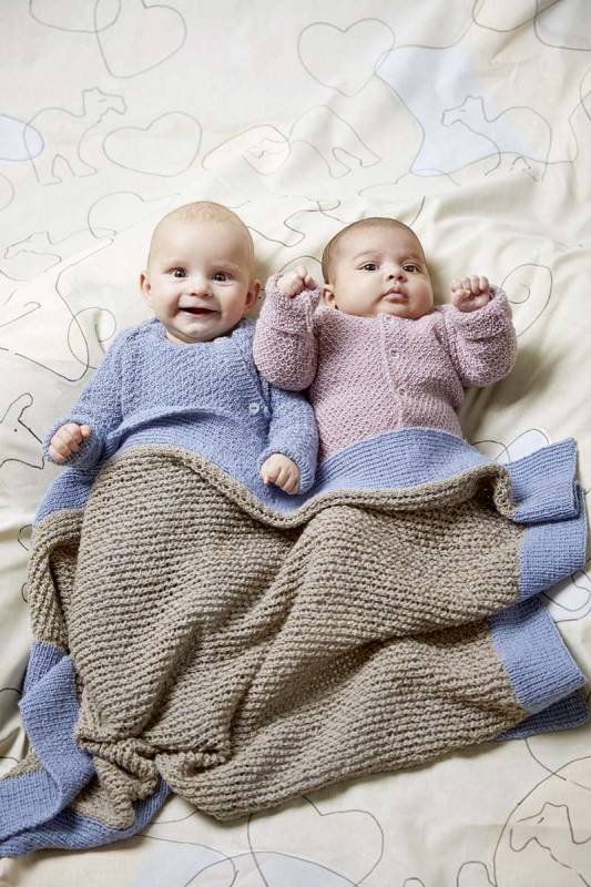 Knitting instructions Blanket FOL-10_02 LANGYARNS BABY WOOL as download