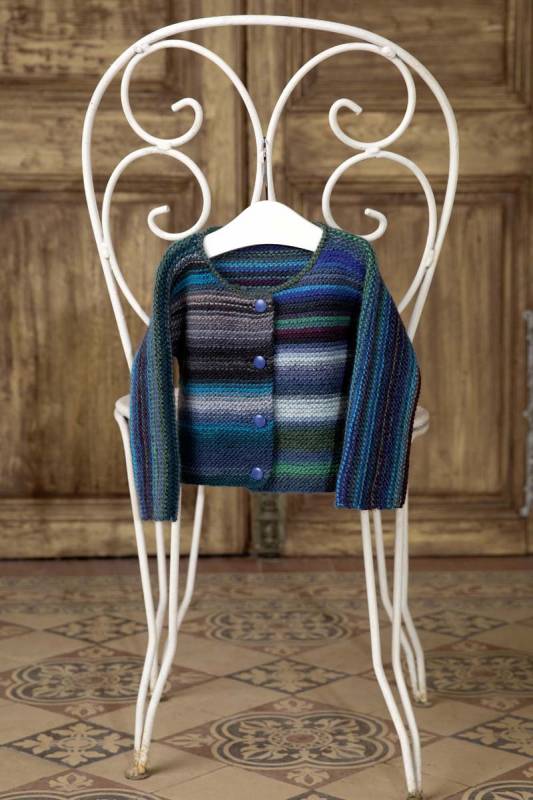 Knitting set Jacket  with knitting instructions in garnwelt box in size 62