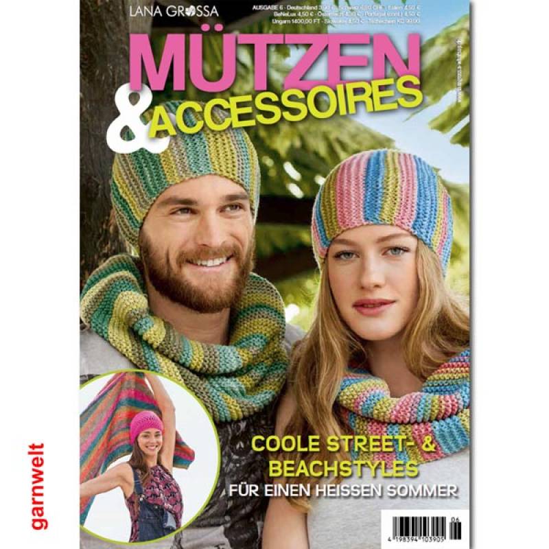Lana Grossa Mtzen & Accessoires 6  Strickzeitschrift mit Strickanleitungen